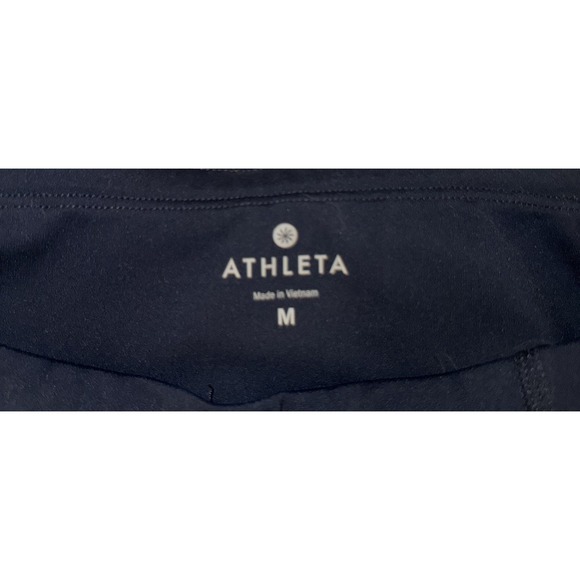 Athleta Women's Navy Workout Legging with Mesh Panels Medium - Picture 5 of 6
